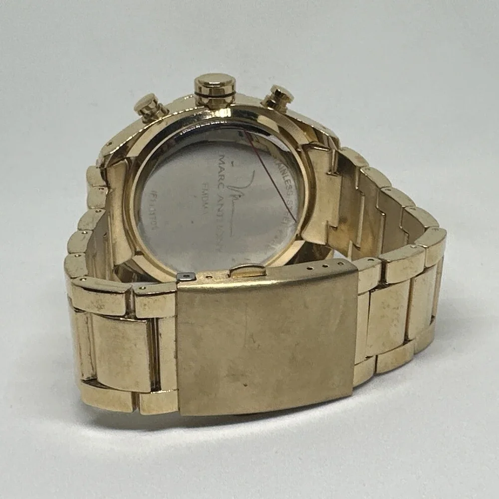 Marc Anthony FMDMA137 Men's Gold Stainless Steel Analog Dial Quartz Watch HME644